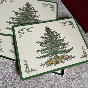 Spode Christmas Tree place mats